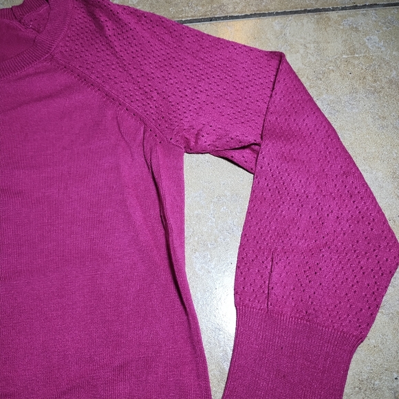 Reitmans Fushia Pink Knit Sweater Size XLP - Picture 6 of 11